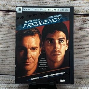 Frequency [DVD 2000] Jim Caviezel Dennis Quaid New Line Platinum Series Thriller